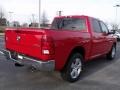 2010 Flame Red Dodge Ram 1500 Big Horn Crew Cab 4x4  photo #3