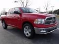 2010 Flame Red Dodge Ram 1500 Big Horn Crew Cab 4x4  photo #4