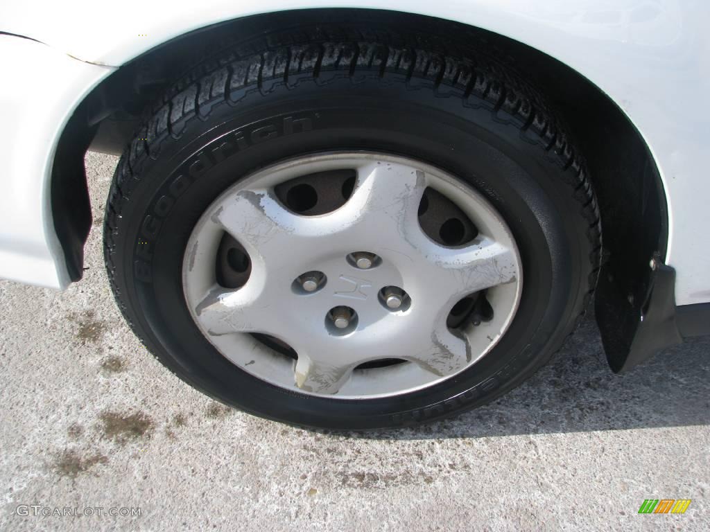 1998 Civic EX Sedan - Taffeta White / Gray photo #2