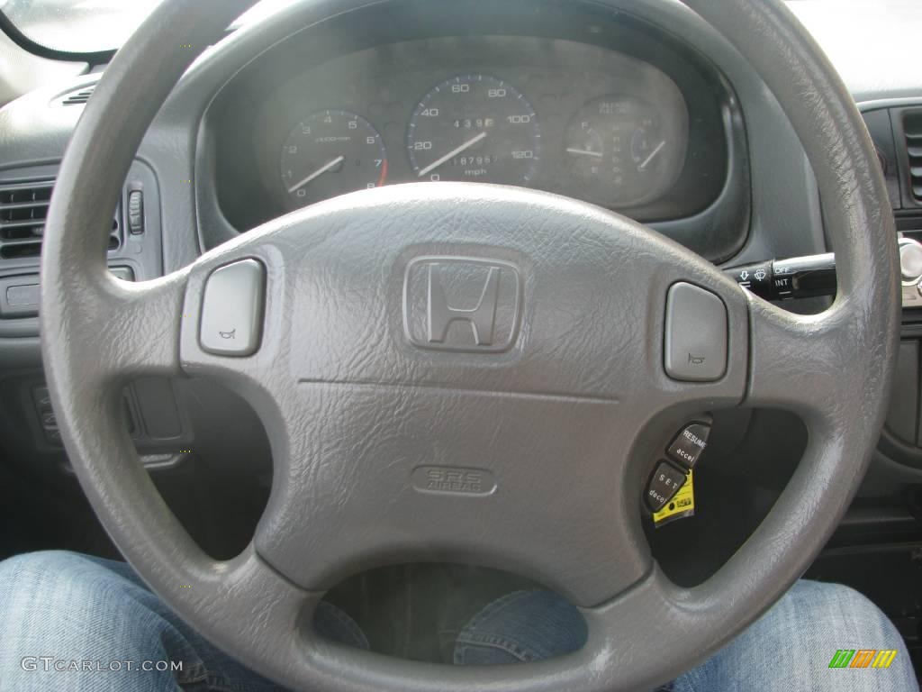 1998 Civic EX Sedan - Taffeta White / Gray photo #15