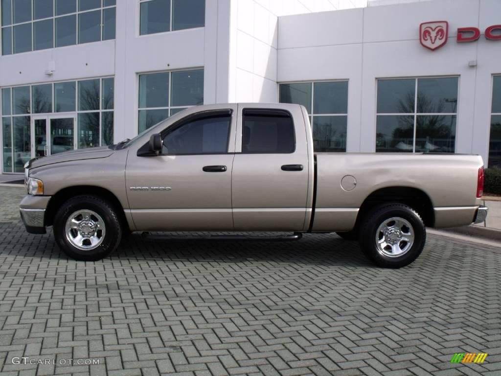 2003 Ram 1500 SLT Quad Cab - Light Almond Pearl / Taupe photo #2