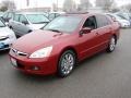 2007 Moroccan Red Pearl Honda Accord EX-L V6 Sedan  photo #7