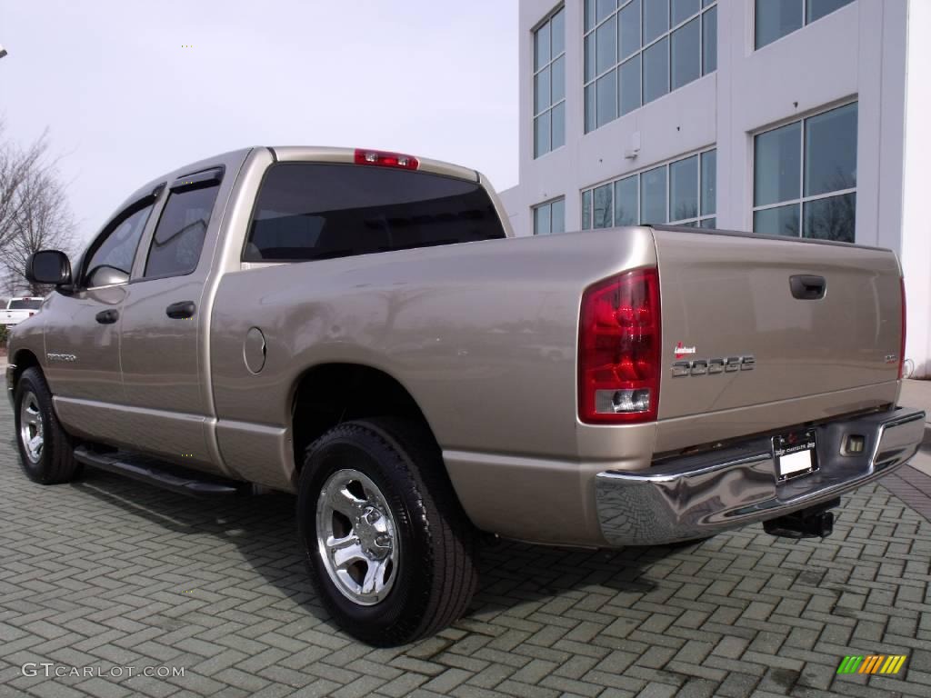 2003 Ram 1500 SLT Quad Cab - Light Almond Pearl / Taupe photo #3