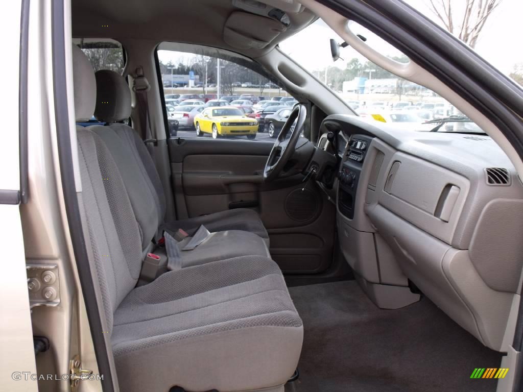 2003 Ram 1500 SLT Quad Cab - Light Almond Pearl / Taupe photo #18