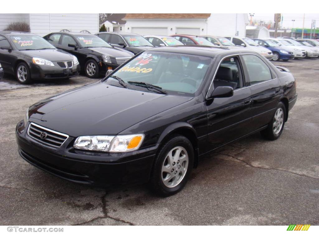 2000 Camry LE V6 - Black / Gray photo #3