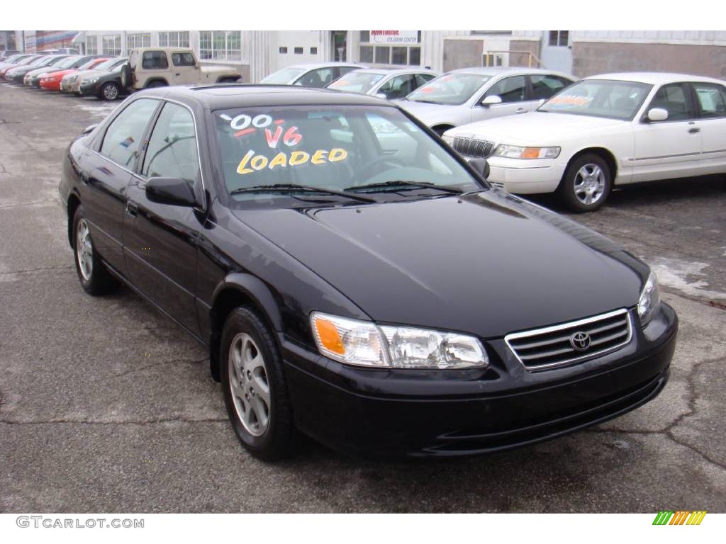 2000 Camry LE V6 - Black / Gray photo #4