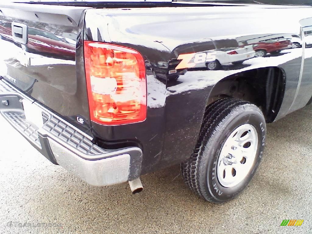 2009 Silverado 1500 LS Extended Cab - Black / Dark Titanium photo #13