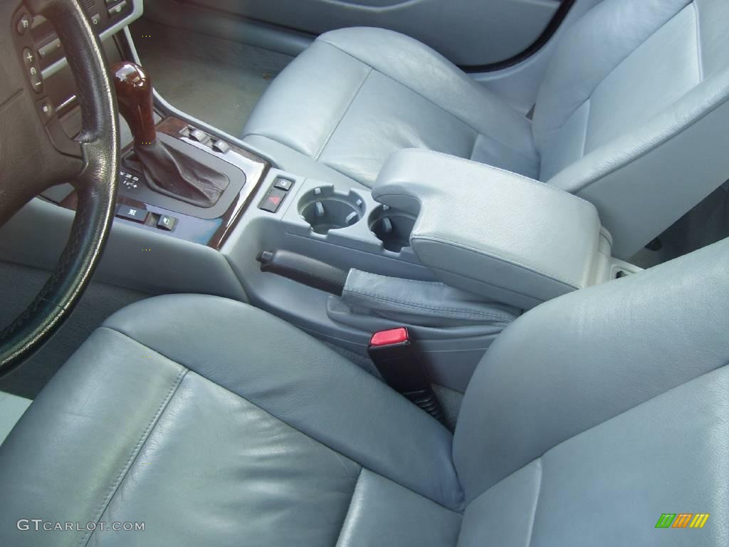 2002 3 Series 325i Sedan - Steel Blue Metallic / Grey photo #7