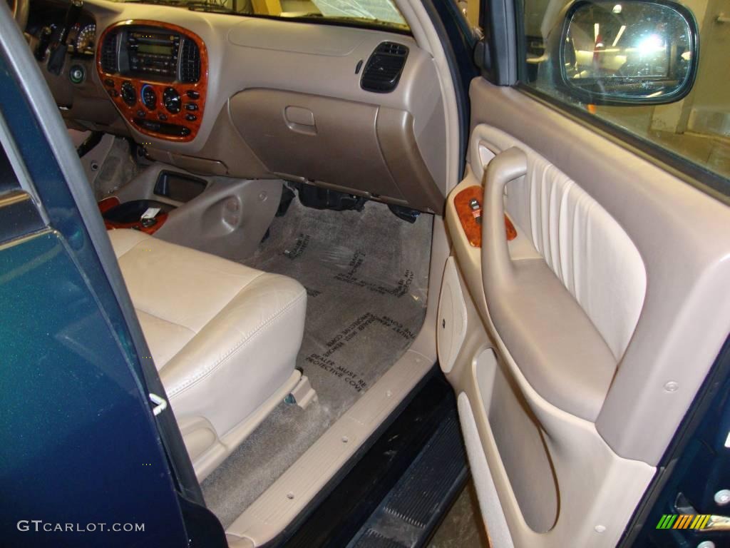 2004 Tundra Limited Double Cab 4x4 - Imperial Jade Mica / Oak photo #8