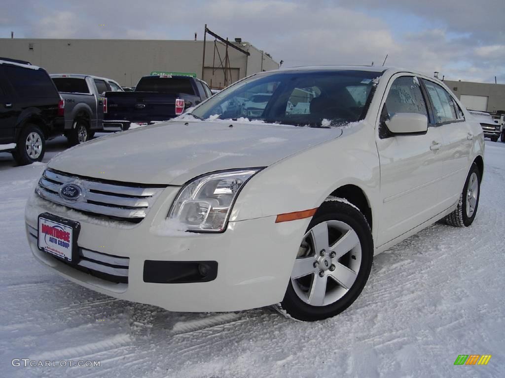 White Suede Ford Fusion