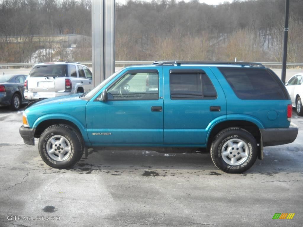 1996 Blazer 4x4 - Teal Green Metallic / Graphite photo #5