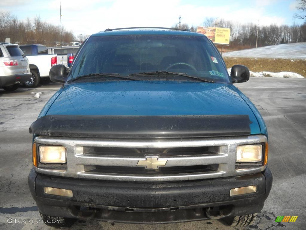 1996 Blazer 4x4 - Teal Green Metallic / Graphite photo #15