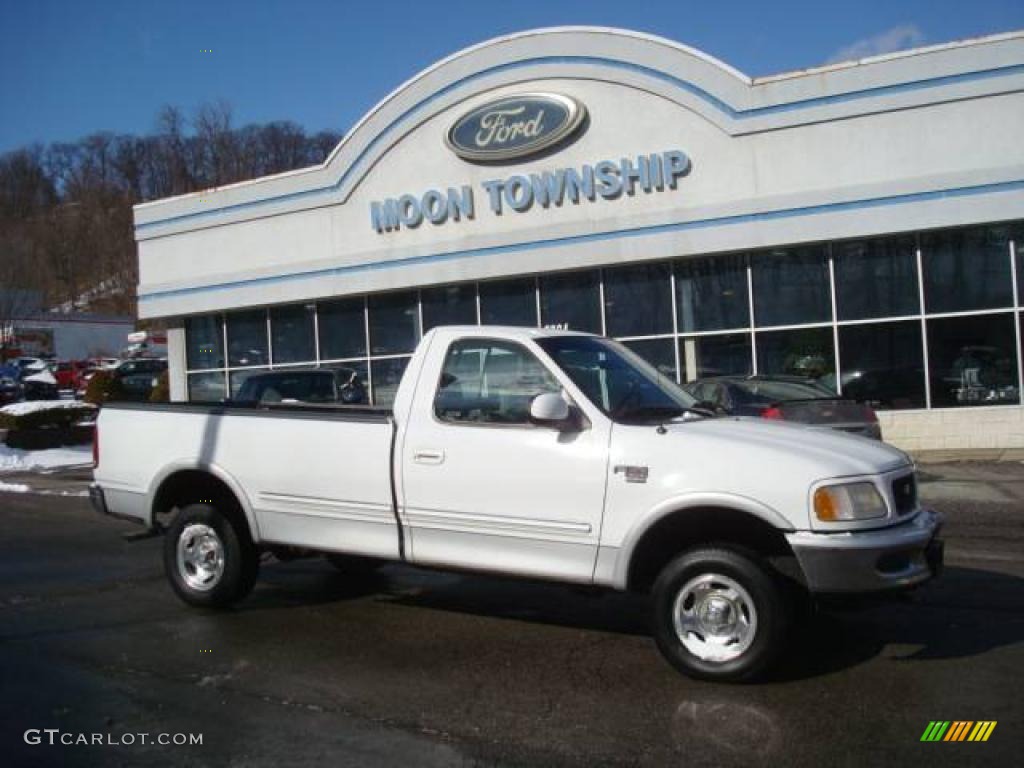 1998 Oxford White Ford F150 Xlt Regular Cab 4x4 25299985