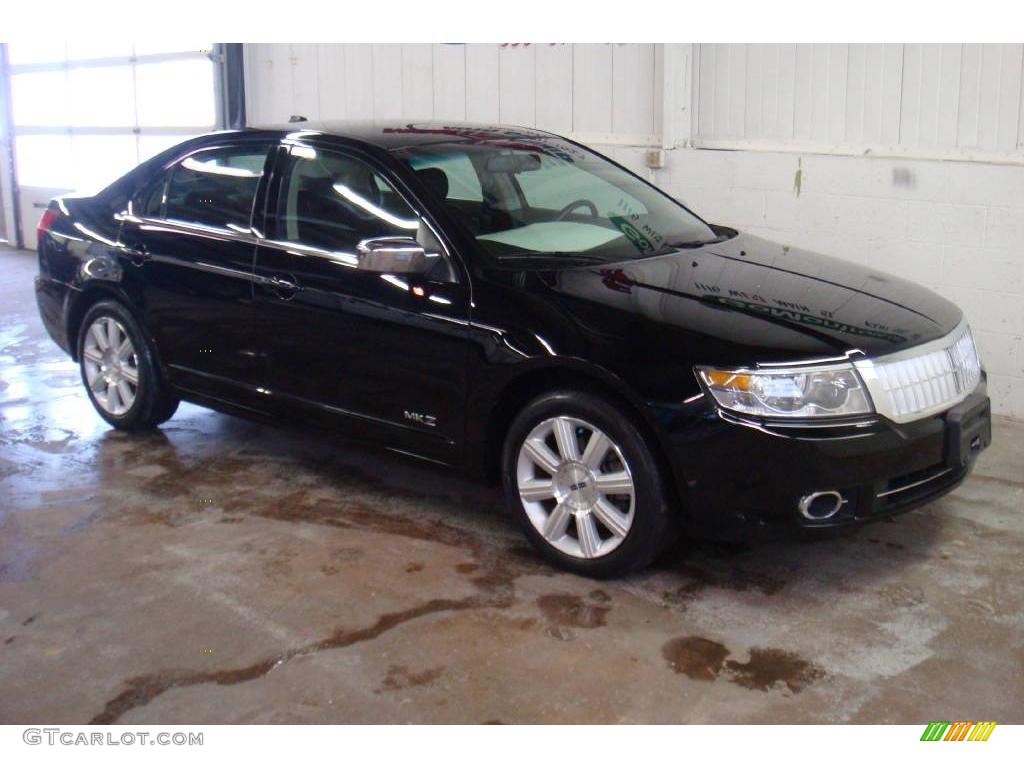 2008 MKZ Sedan - Black / Dark Charcoal photo #4