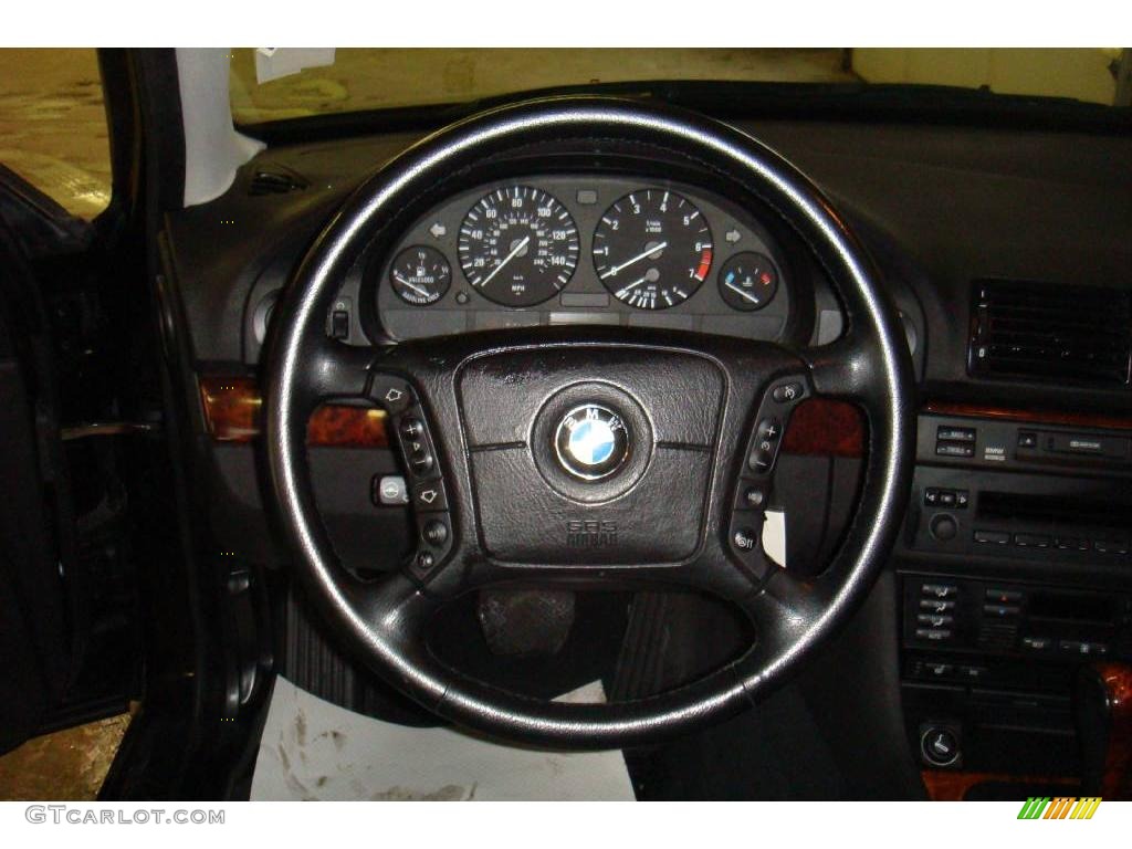 2000 5 Series 528i Sedan - Jet Black / Black photo #21