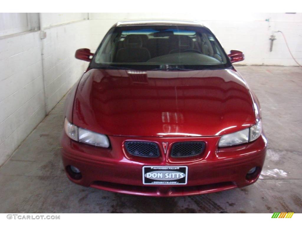 2000 Grand Prix SE Sedan - Redfire Metallic / Dark Taupe photo #1