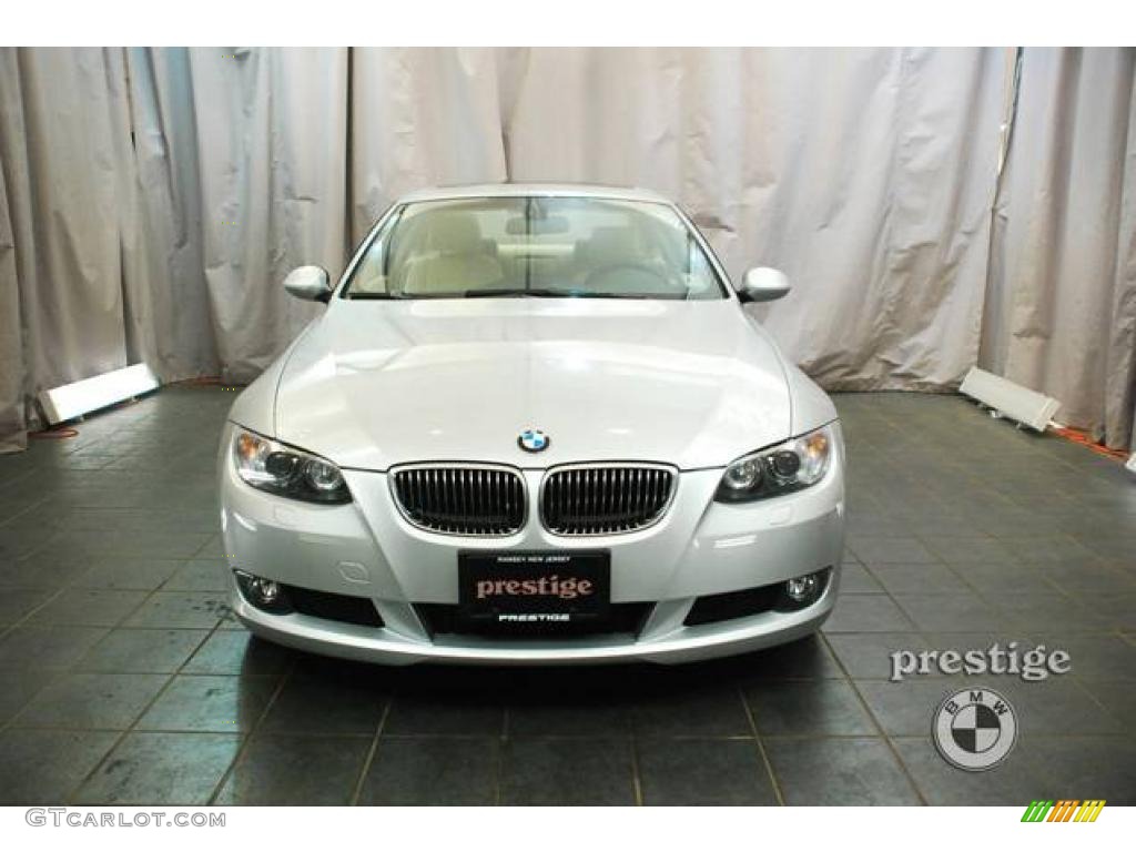 2009 3 Series 328xi Coupe - Titanium Silver Metallic / Beige photo #5