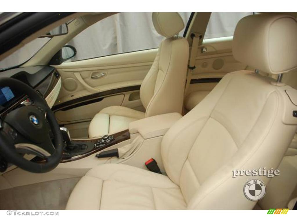 2009 3 Series 328xi Coupe - Titanium Silver Metallic / Beige photo #9