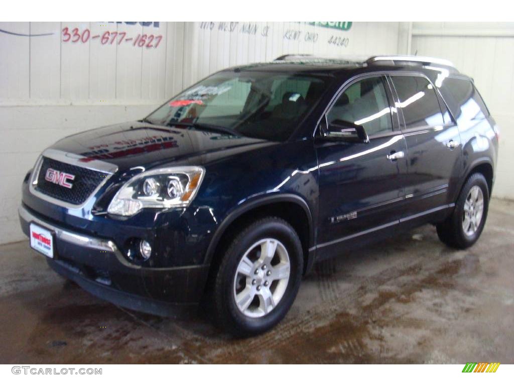 2007 Acadia SLE - Deep Blue Metallic / Titanium photo #5