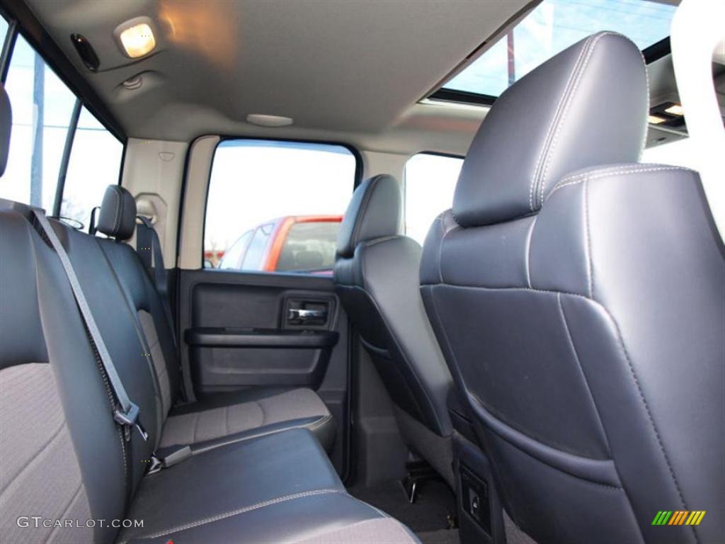 2009 Ram 1500 Sport Quad Cab 4x4 - Deep Water Blue Pearl / Dark Slate/Medium Graystone photo #9