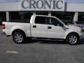 2007 White Sand Tri-Coat Ford F150 Lariat SuperCrew  photo #1