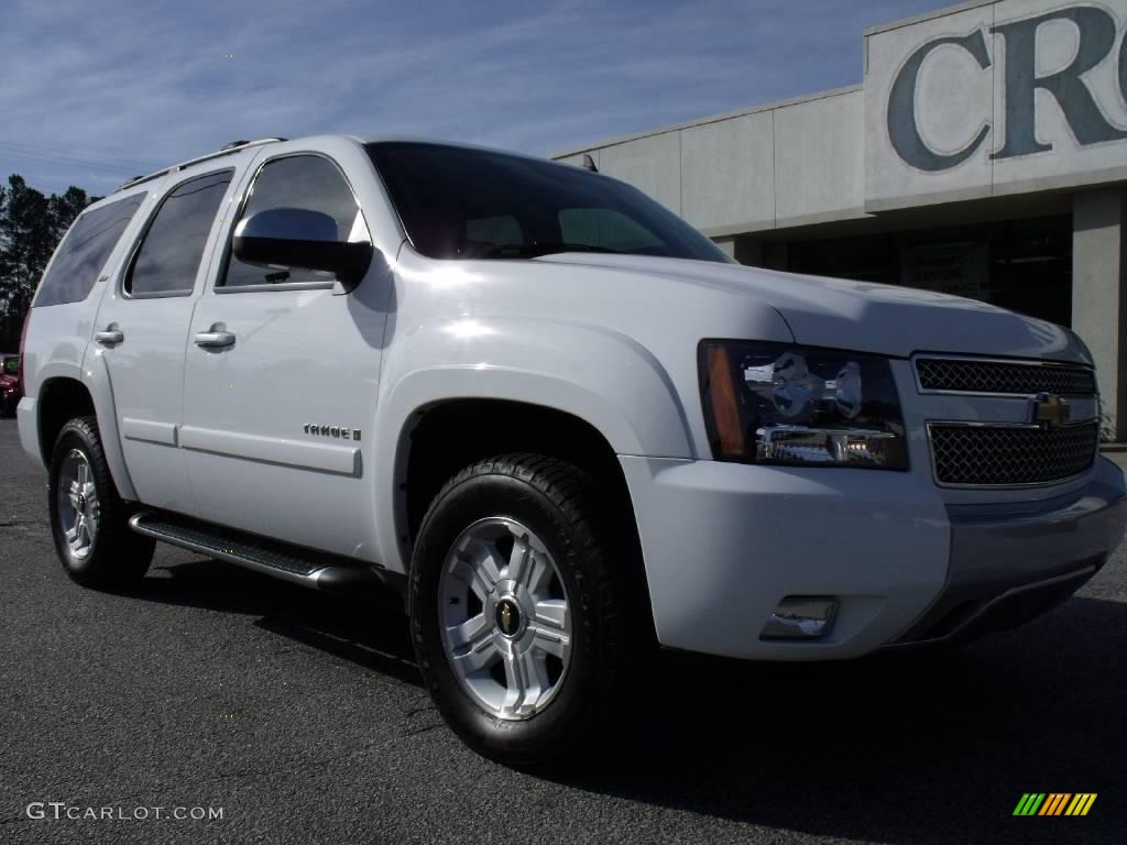 2007 Tahoe LT - Summit White / Dark Titanium/Light Titanium photo #2