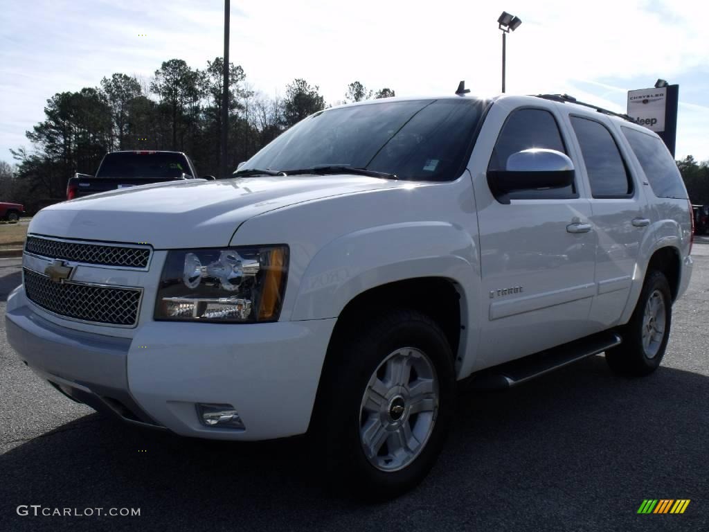 2007 Tahoe LT - Summit White / Dark Titanium/Light Titanium photo #4