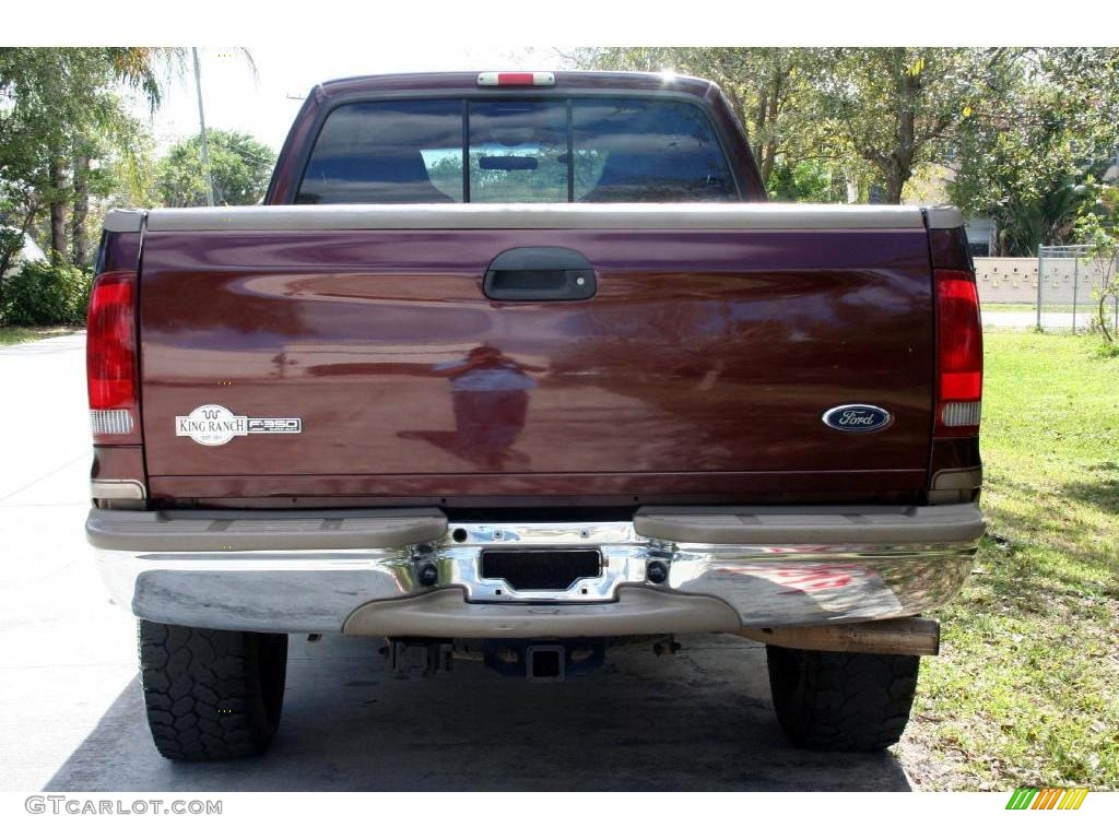 2003 F350 Super Duty Lariat Crew Cab 4x4 - Chestnut Brown Metallic / Castano Brown photo #10