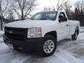 2009 Summit White Chevrolet Silverado 1500 Regular Cab  photo #1