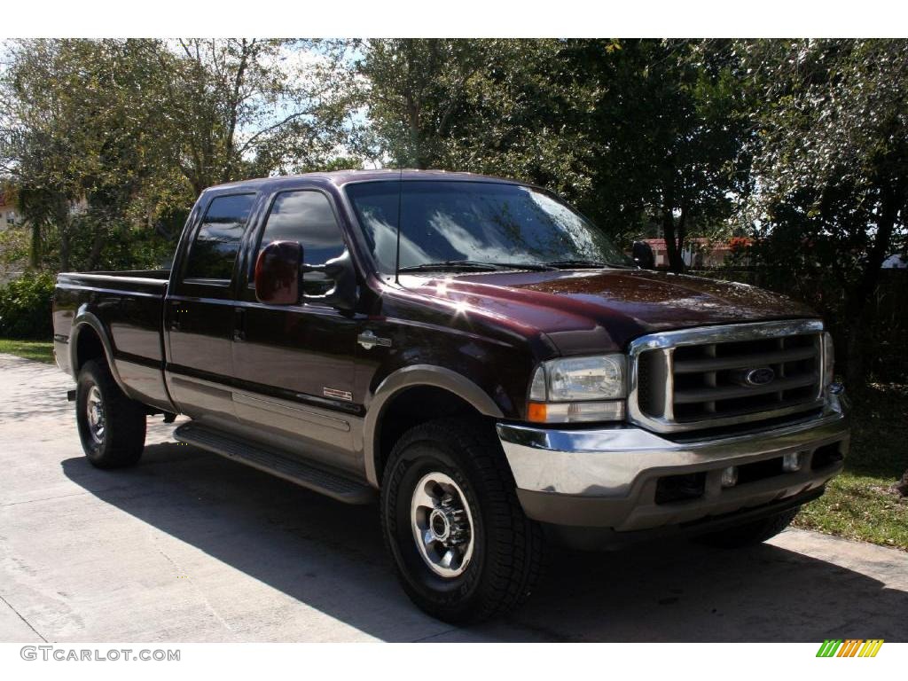 2003 F350 Super Duty Lariat Crew Cab 4x4 - Chestnut Brown Metallic / Castano Brown photo #17