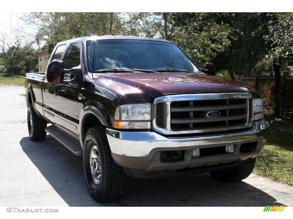 2003 F350 Super Duty Lariat Crew Cab 4x4 - Chestnut Brown Metallic / Castano Brown photo #18