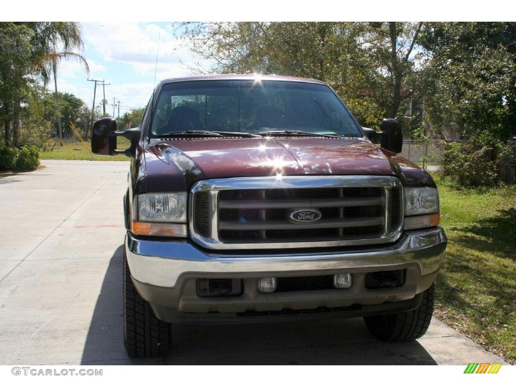 2003 F350 Super Duty Lariat Crew Cab 4x4 - Chestnut Brown Metallic / Castano Brown photo #19