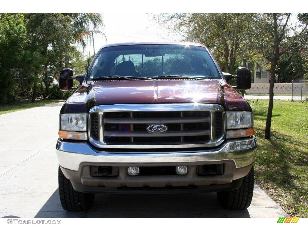 2003 F350 Super Duty Lariat Crew Cab 4x4 - Chestnut Brown Metallic / Castano Brown photo #20