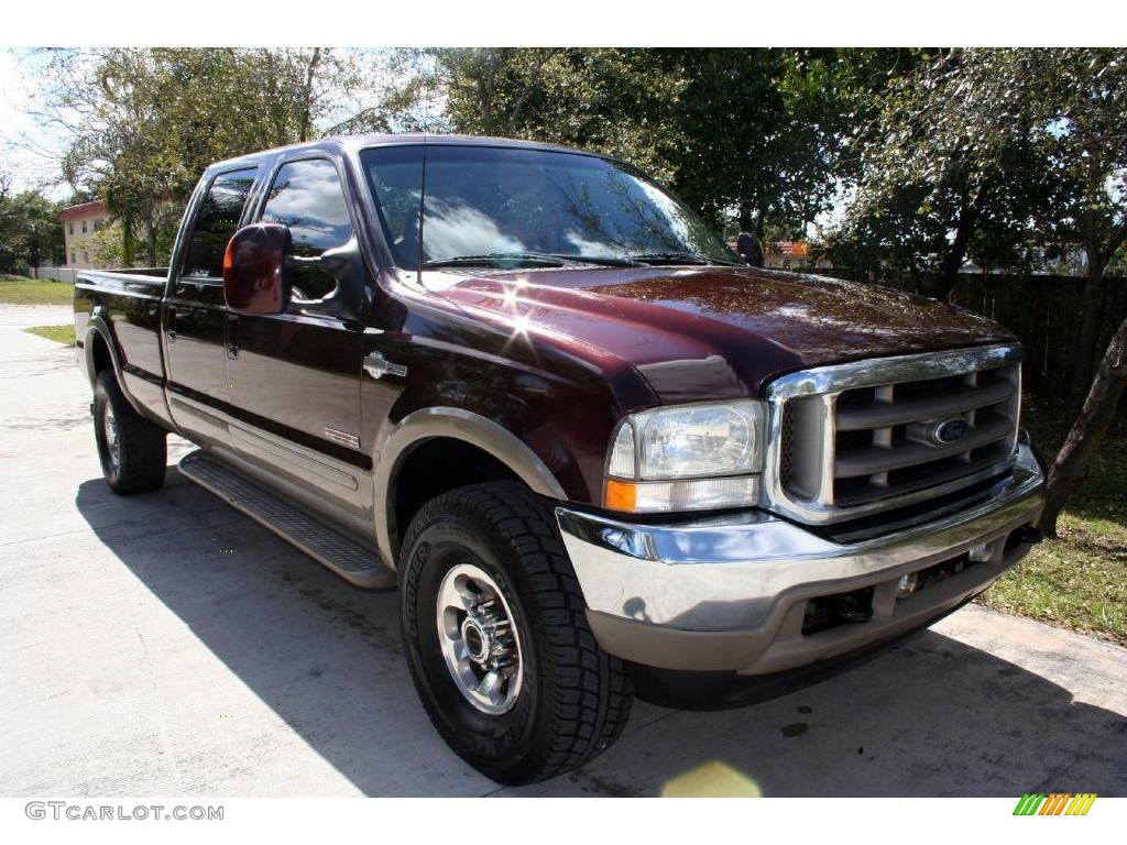 2003 F350 Super Duty Lariat Crew Cab 4x4 - Chestnut Brown Metallic / Castano Brown photo #21