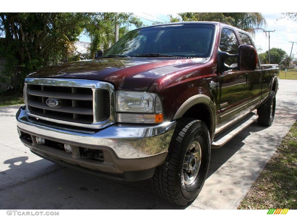 2003 F350 Super Duty Lariat Crew Cab 4x4 - Chestnut Brown Metallic / Castano Brown photo #22