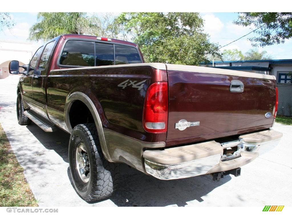 2003 F350 Super Duty Lariat Crew Cab 4x4 - Chestnut Brown Metallic / Castano Brown photo #23