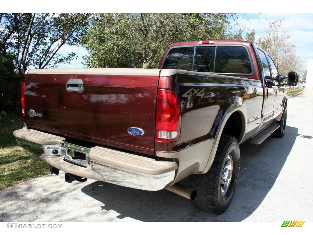 2003 F350 Super Duty Lariat Crew Cab 4x4 - Chestnut Brown Metallic / Castano Brown photo #24