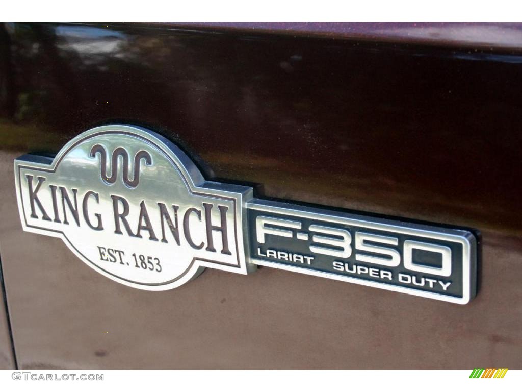 2003 F350 Super Duty Lariat Crew Cab 4x4 - Chestnut Brown Metallic / Castano Brown photo #29
