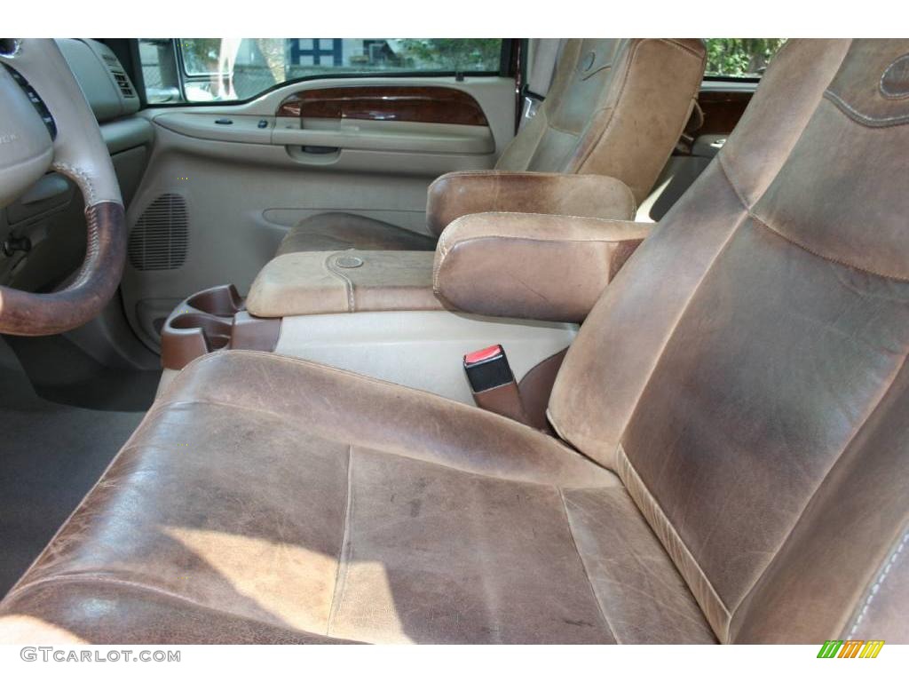2003 F350 Super Duty Lariat Crew Cab 4x4 - Chestnut Brown Metallic / Castano Brown photo #41