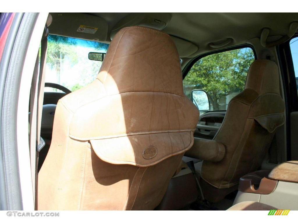 2003 F350 Super Duty Lariat Crew Cab 4x4 - Chestnut Brown Metallic / Castano Brown photo #44