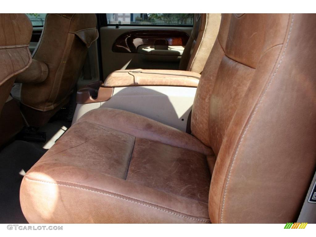 2003 F350 Super Duty Lariat Crew Cab 4x4 - Chestnut Brown Metallic / Castano Brown photo #45
