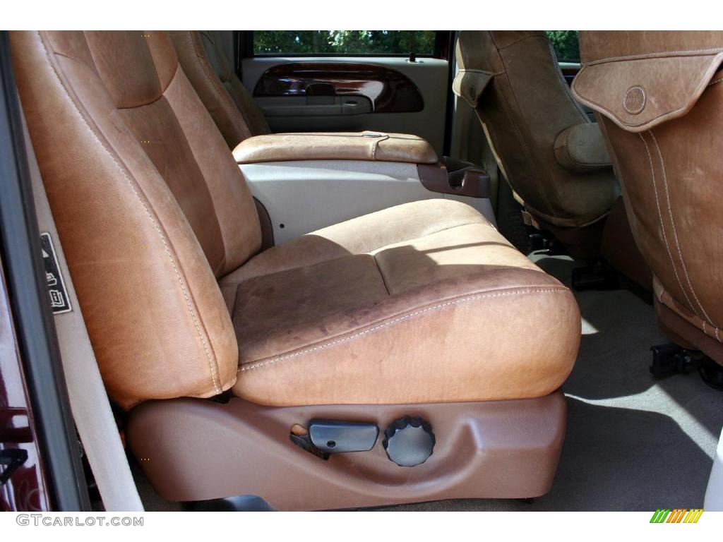 2003 F350 Super Duty Lariat Crew Cab 4x4 - Chestnut Brown Metallic / Castano Brown photo #46