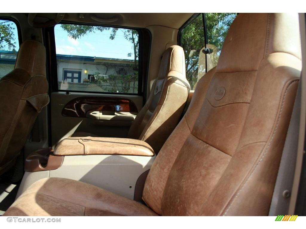 2003 F350 Super Duty Lariat Crew Cab 4x4 - Chestnut Brown Metallic / Castano Brown photo #47