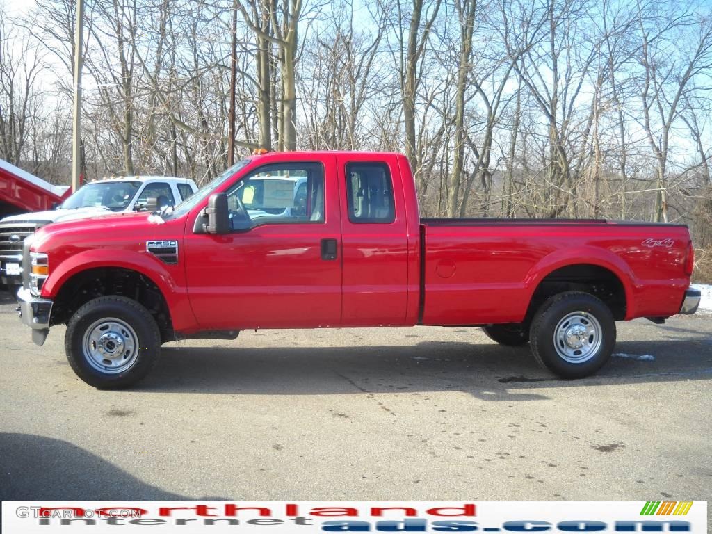 Royal Red Metallic Ford F250 Super Duty