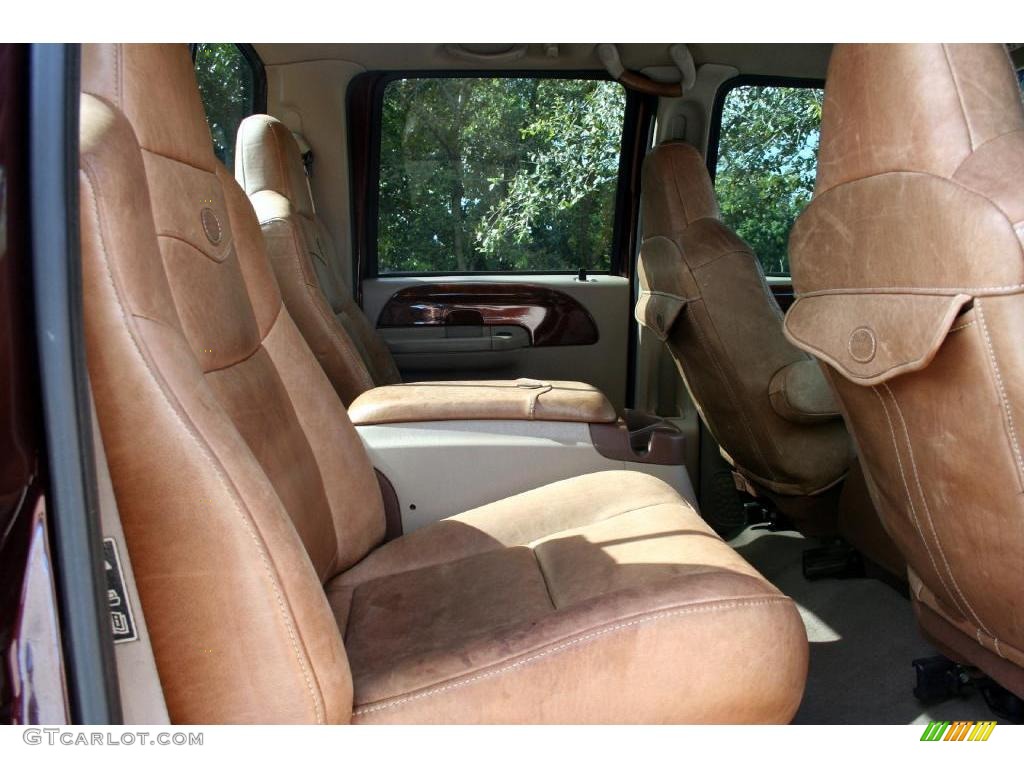 2003 F350 Super Duty Lariat Crew Cab 4x4 - Chestnut Brown Metallic / Castano Brown photo #48