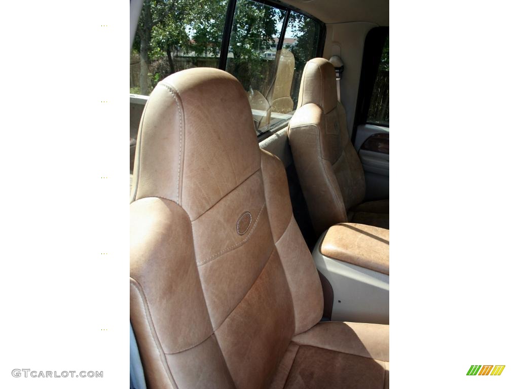2003 F350 Super Duty Lariat Crew Cab 4x4 - Chestnut Brown Metallic / Castano Brown photo #50
