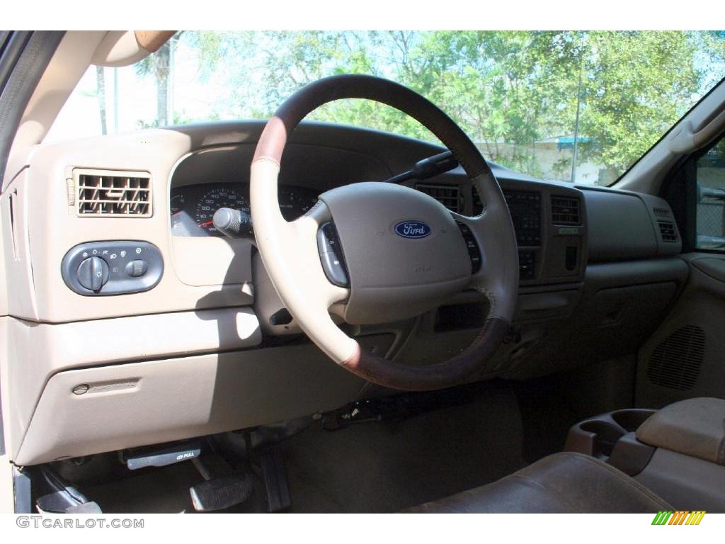2003 F350 Super Duty Lariat Crew Cab 4x4 - Chestnut Brown Metallic / Castano Brown photo #69