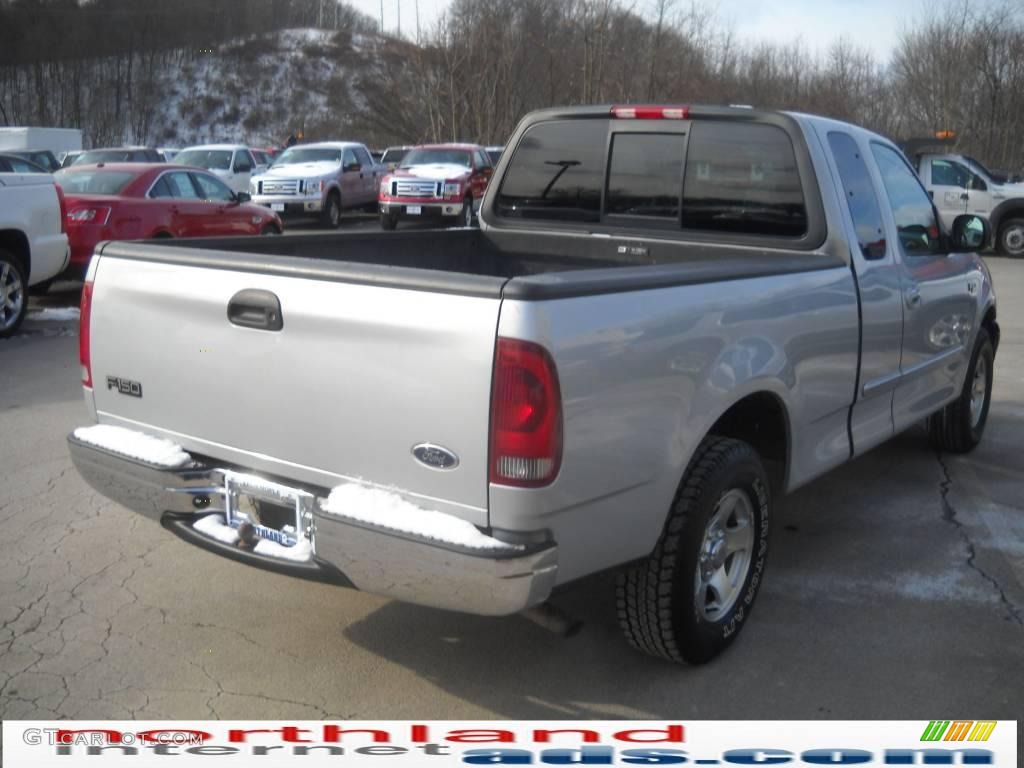 2003 F150 XLT SuperCab - Silver Metallic / Medium Graphite Grey photo #6