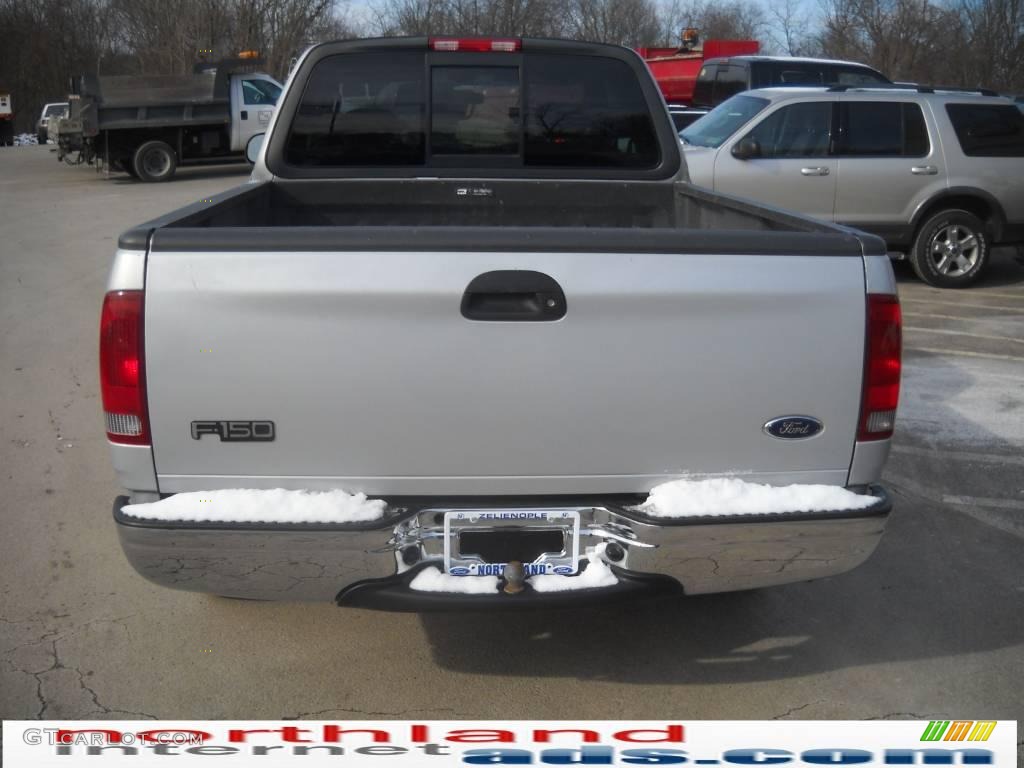 2003 F150 XLT SuperCab - Silver Metallic / Medium Graphite Grey photo #7