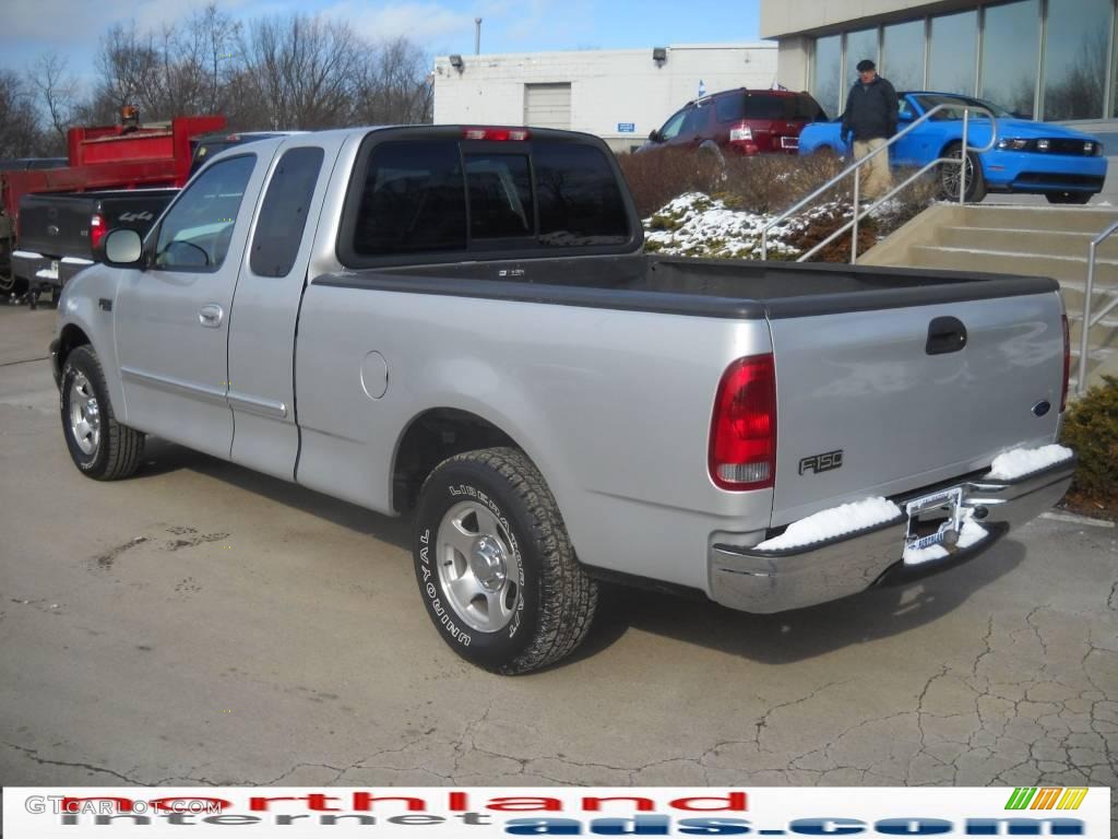 2003 F150 XLT SuperCab - Silver Metallic / Medium Graphite Grey photo #8